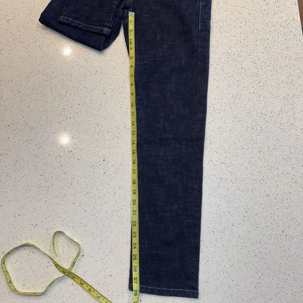 Naked and Famous Jeans Mens 30 Indigo Selvedge denim Super Skinny Guy button fly